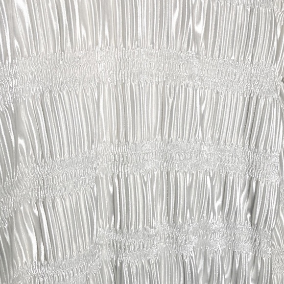 Valentina Metallic Silver Windbreaker Puffy Jacket size L - Picture 4 of 8